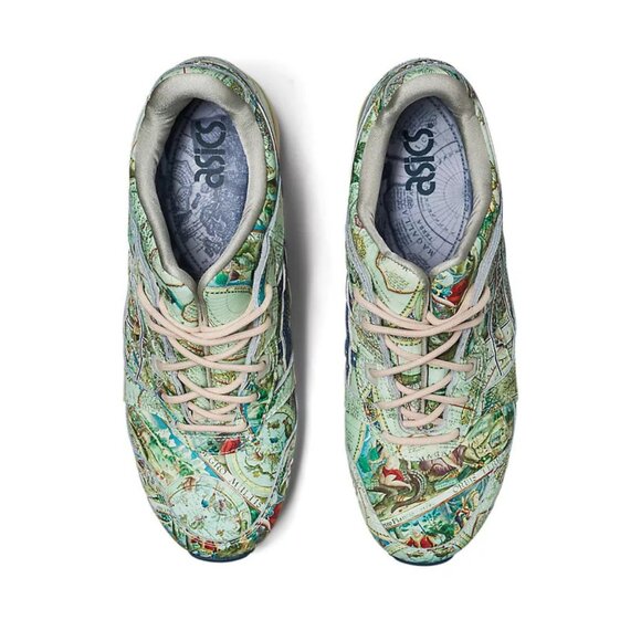 🌍 Atmos x ASICS Gel Lyte 3 OG 'Aged Map' 🌟 Sz W6.5 & W7.5 (1201A856-300) 👟 Ships - Picture 3 of 15